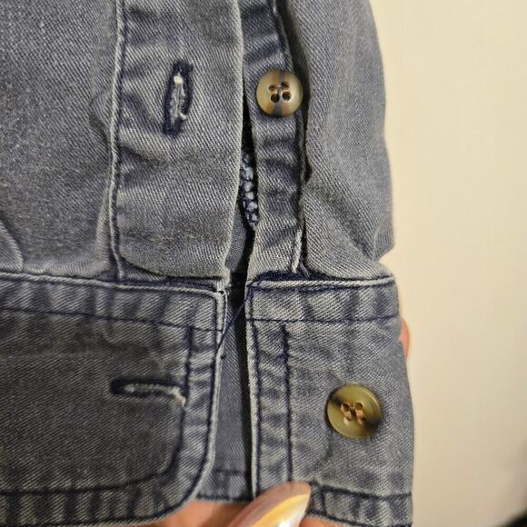 Bugle Boy Company VTG Men’s Button Up Shirt XL Gray Long Sleeve Casual Classic - Picture 6 of 7